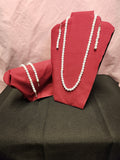 Elegant White Necklace Set