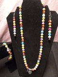 Multi Colors Dazzling Glass Beads Set