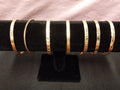 Gold Bangle Bracelet Set